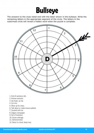 Bullseye #13 in Adults Activities 107