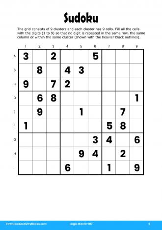Sudoku #5 in Logic Master 107
