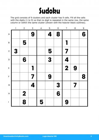 Sudoku #5 in Logic Master 108