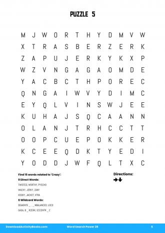 Word Search Power #5 in Word Search Power 26