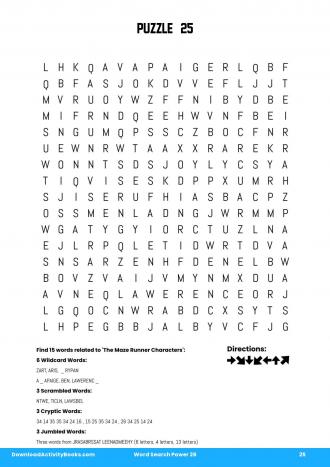 Word Search Power #25 in Word Search Power 26