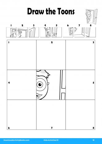 Draw The Toons in Kids Activities 111