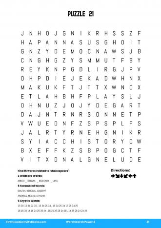 Word Search Power #21 in Word Search Power 4