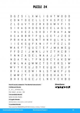 Word Search Power #24 in Word Search Power 4
