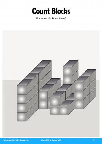 Count Blocks in Visual Mind Teasers 111