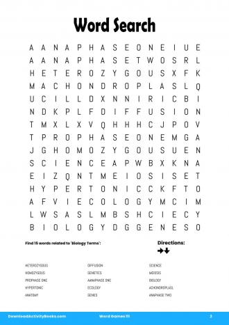Word Search #2 in Word Games 111