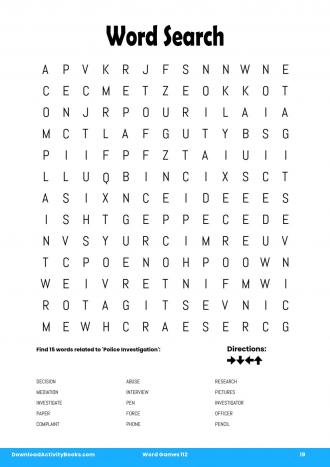 Word Search #19 in Word Games 112
