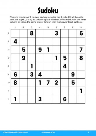 Sudoku #3 in Logic Master 114