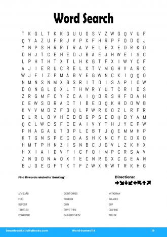 Word Search #19 in Word Games 114