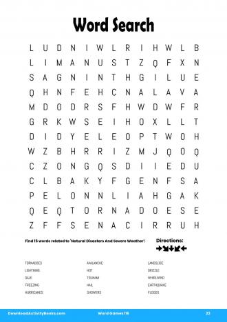 Word Search #22 in Word Games 115