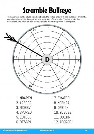Scramble Bullseye #14 in Kids Activities 117