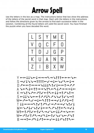 Arrow Spell in Super Ciphers 117
