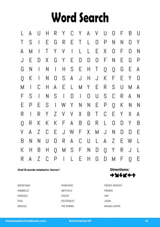 Word Search #19 in Word Games 116