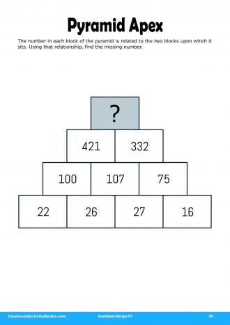 Pyramid Apex #18 in Numbers Ninja 117