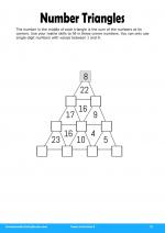 Number Triangles in Teens Activities 2