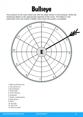 Bullseye #27 in Word Games 14