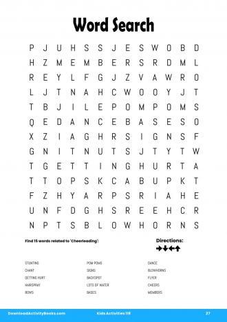 Word Search #27 in Kids Activities 118