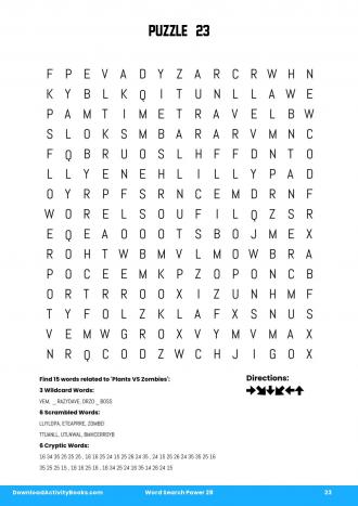 Word Search Power #23 in Word Search Power 28
