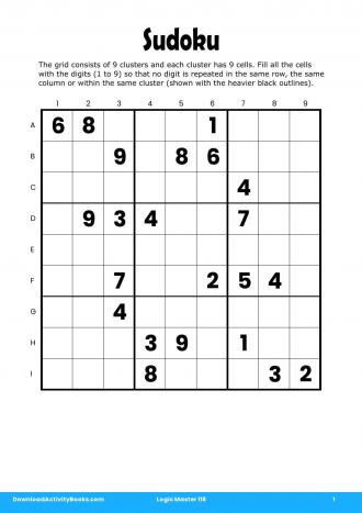 Sudoku #1 in Logic Master 118