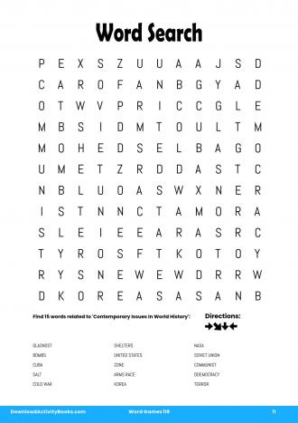 Word Search #11 in Word Games 119