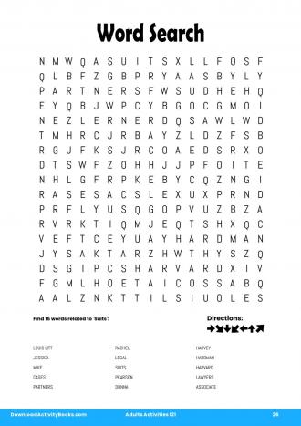 Word Search #26 in Adults Activities 121