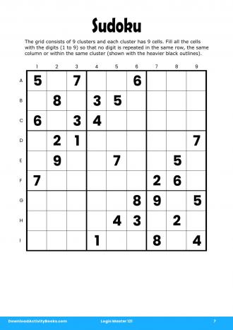 Sudoku #7 in Logic Master 121