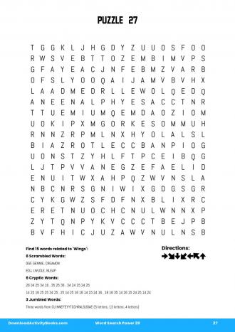 Word Search Power #27 in Word Search Power 29