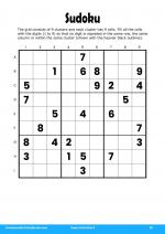 Sudoku #26 in Teens Activities 2