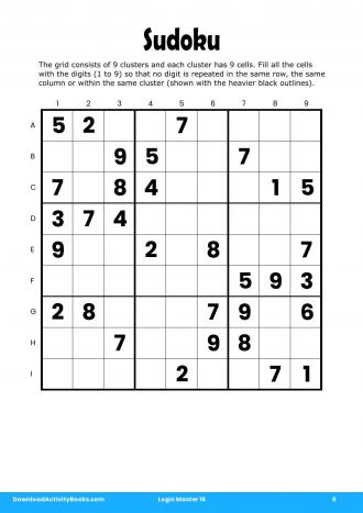 Sudoku in Logic Master 16