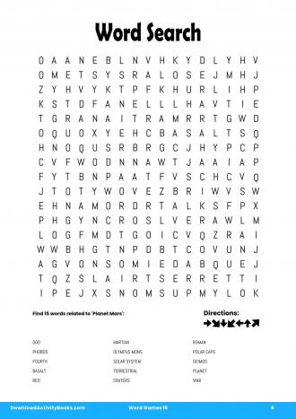 Word Search #6 in Word Games 16