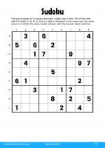 Sudoku #25 in Teens Activities 3