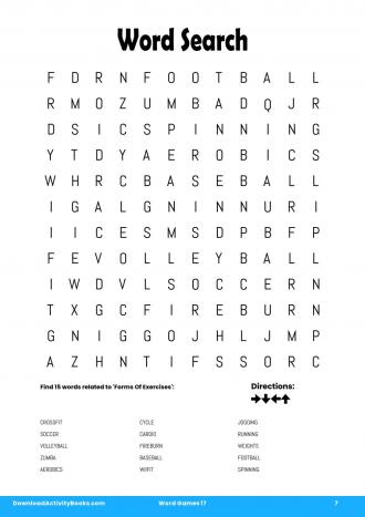 Word Search #7 in Word Games 17
