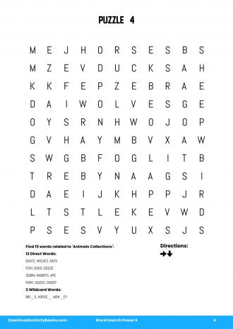 Word Search Power #4 in Word Search Power 5