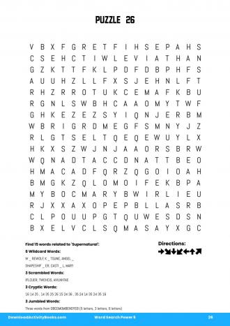 Word Search Power #26 in Word Search Power 5