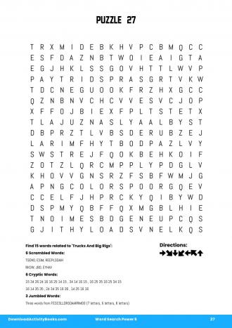 Word Search Power #27 in Word Search Power 5