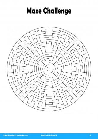 Maze Challenge #6 in Adults Activities 19