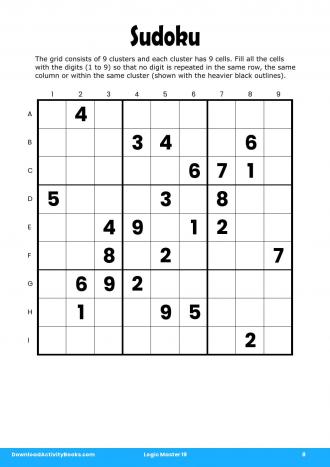 Sudoku #8 in Logic Master 19