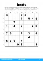 Sudoku #5 in Teens Activities 6