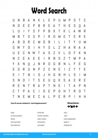 Word Search #3 in Word Games 20