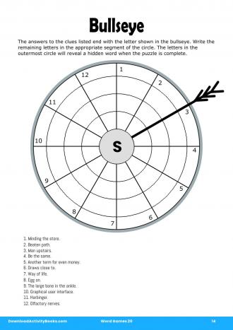 Bullseye #14 in Word Games 20