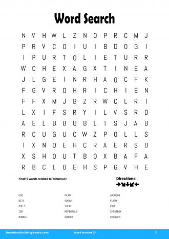 Word Search #2 in Word Games 21