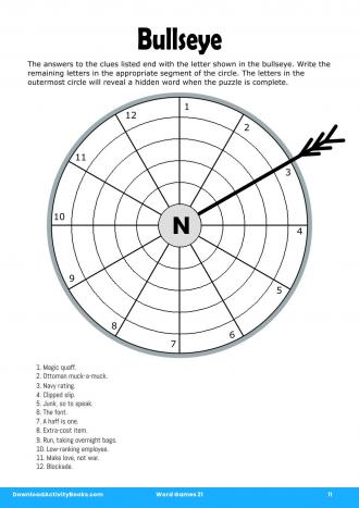 Bullseye #11 in Word Games 21