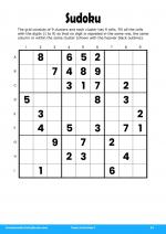 Sudoku #24 in Teens Activities 7