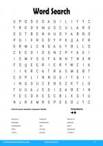 Word Search #3 in Kids Activities 1