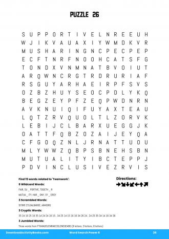 Word Search Power #26 in Word Search Power 6