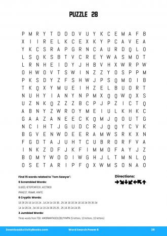 Word Search Power #28 in Word Search Power 6