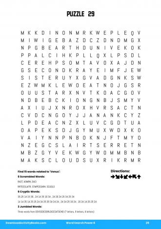 Word Search Power #29 in Word Search Power 6