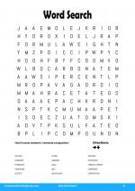 Word Search #21 in Kids Activities 2