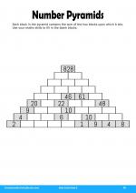 Number Pyramids in Kids Activities 2