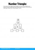 Number Triangles in Kids Activities 3